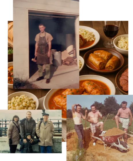 Dave’s father, who immigrated from Hungary in 1957